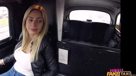 Female Fake Taxi Settle His Nerves with a Fuck